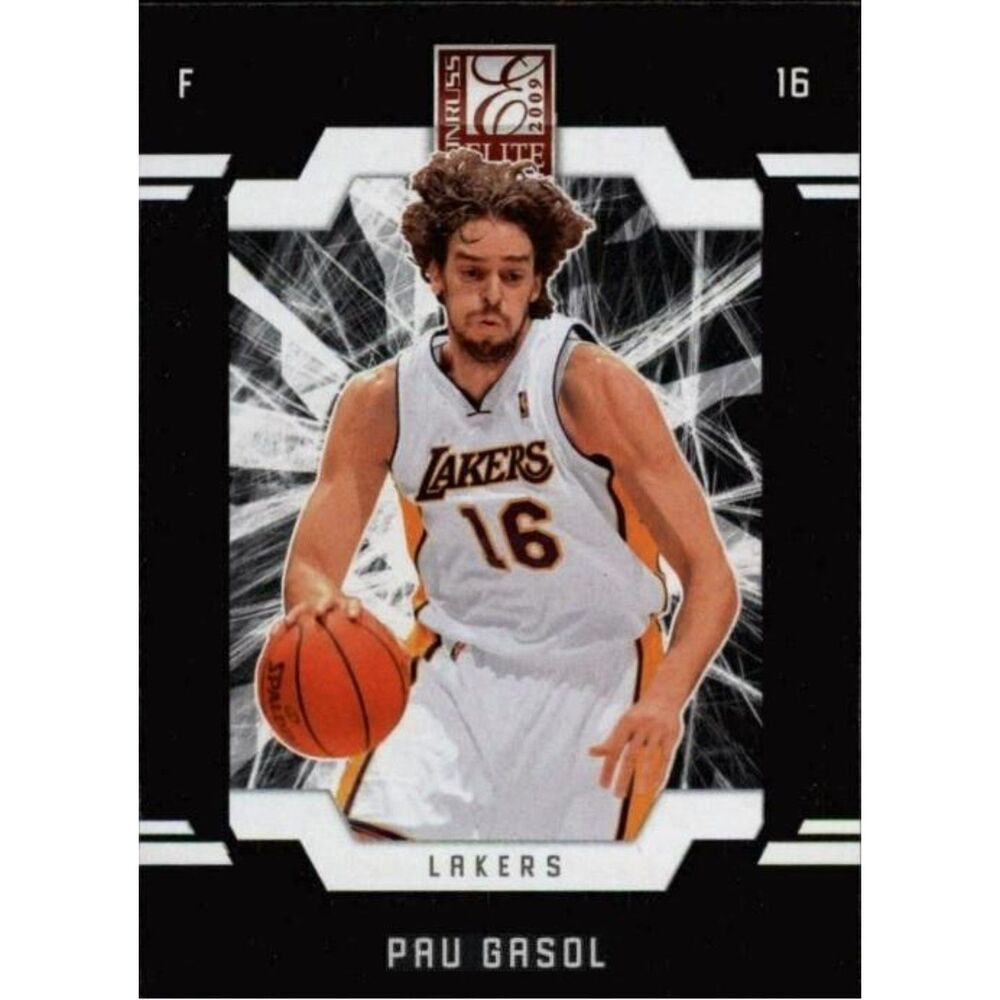 2009 Donruss Elite Basketball Card - #50 Pau Gasol